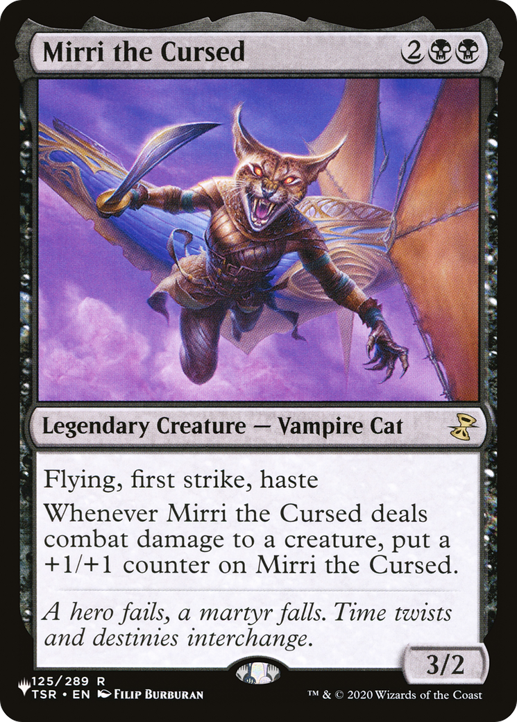 Mirri the Cursed (LIST-TSR-125) [The List] MTG Single Magic: The Gathering