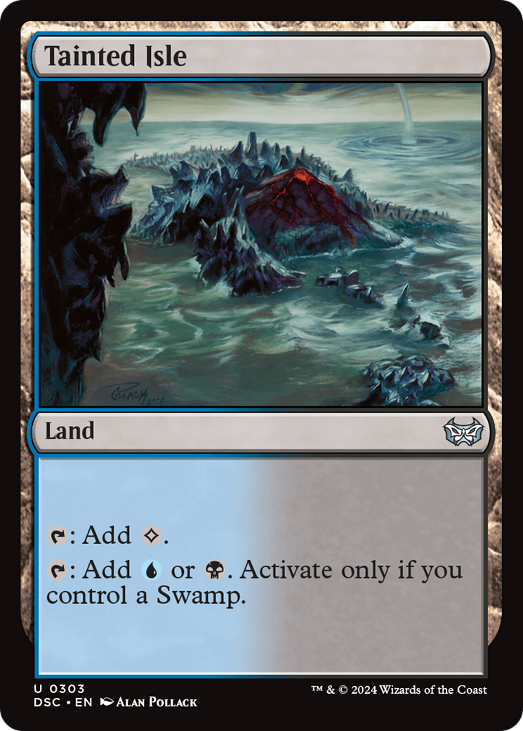 Tainted Isle (DSC-303) [Duskmourn: House of Horror Commander] MTG Single Wizards of the Coast