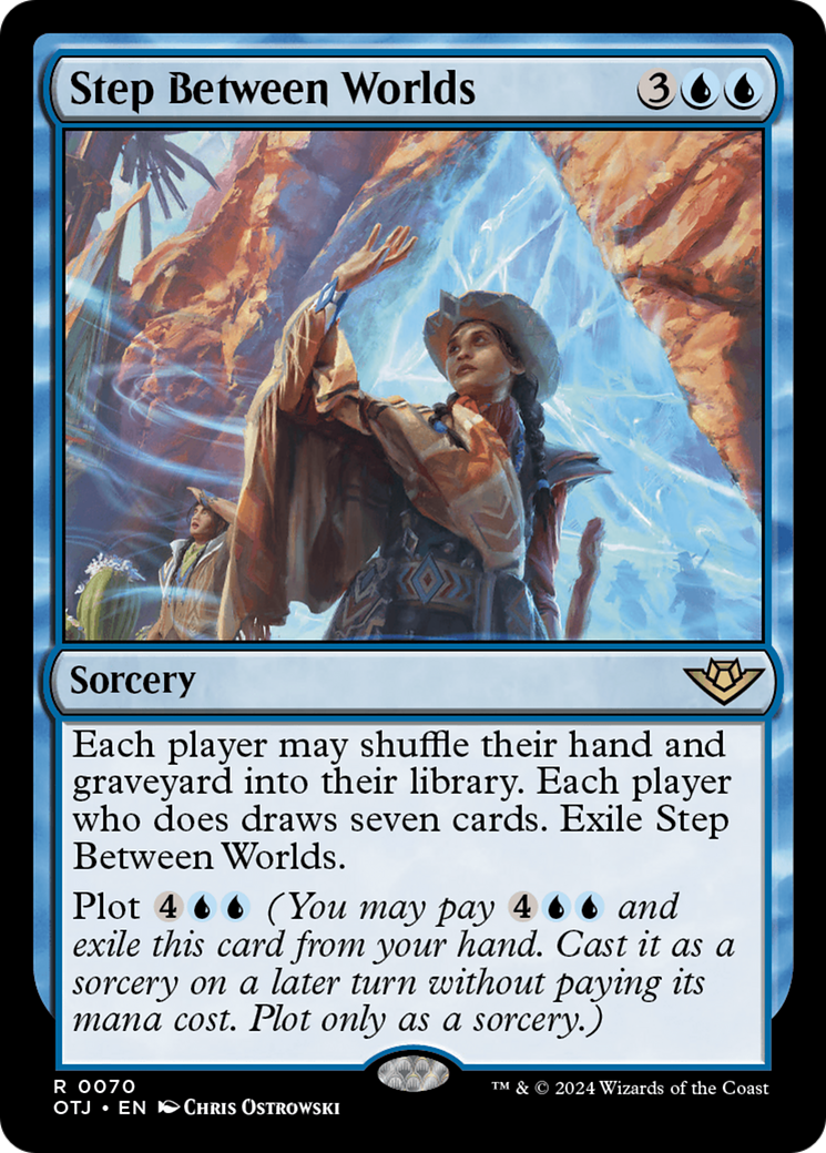 Step Between Worlds (OTJ-070) [Outlaws of Thunder Junction] Foil MTG Single Wizards of the Coast