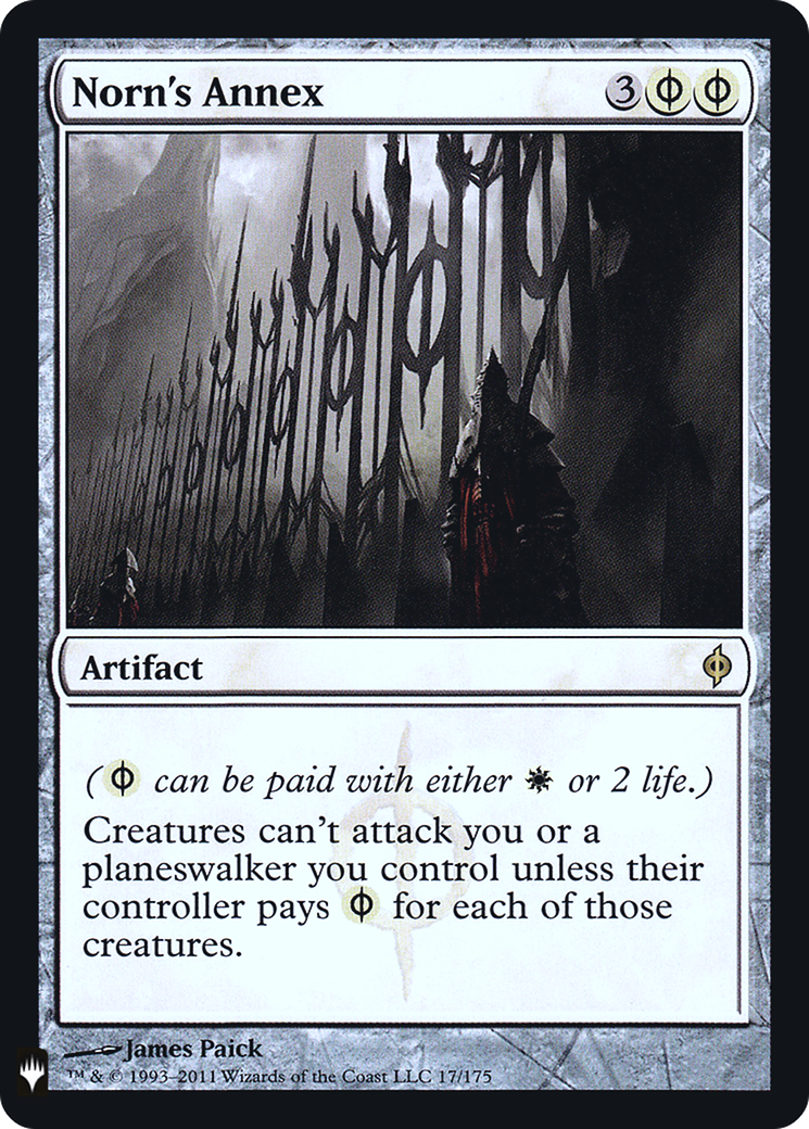 Norn's Annex (LIST-NPH-17) [Mystery Booster] The List Foil MTG Single Wizards of the Coast