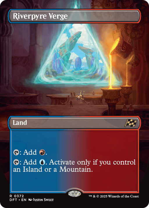 Riverpyre Verge (DFT-372) [Aetherdrift] (Borderless) MTG Single Wizards of the Coast