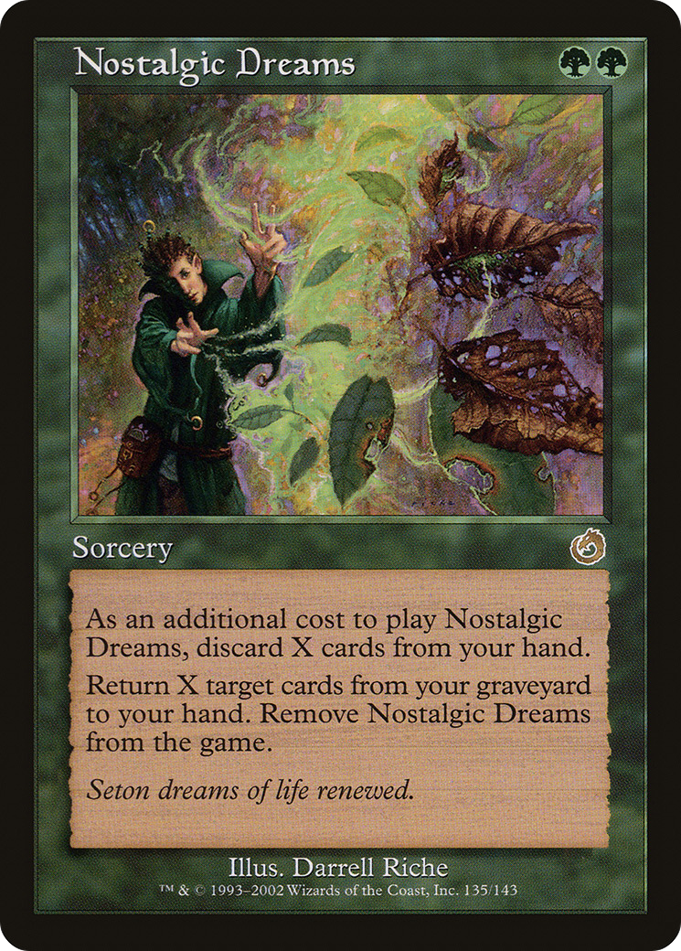 Nostalgic Dreams (TOR-135) [Torment] MTG Single Wizards of the Coast