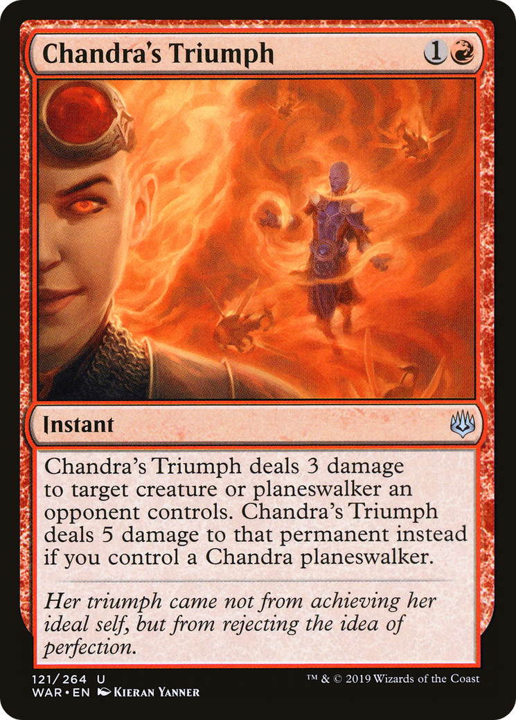 Chandra's Triumph [War of the Spark] MTG Single Magic: The Gathering