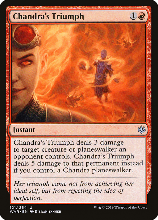 Chandra's Triumph (WAR-121) [War of the Spark] MTG Single Wizards of the Coast