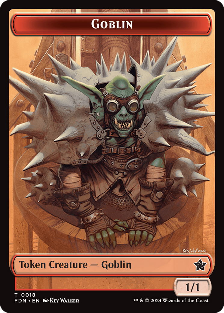 Goblin (TFDN-018) [Tokens] Foundations Tokens Foil MTG Single Wizards of the Coast