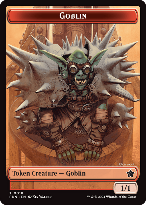 Goblin (TFDN-018) [Tokens] Foundations Tokens Foil MTG Single Wizards of the Coast