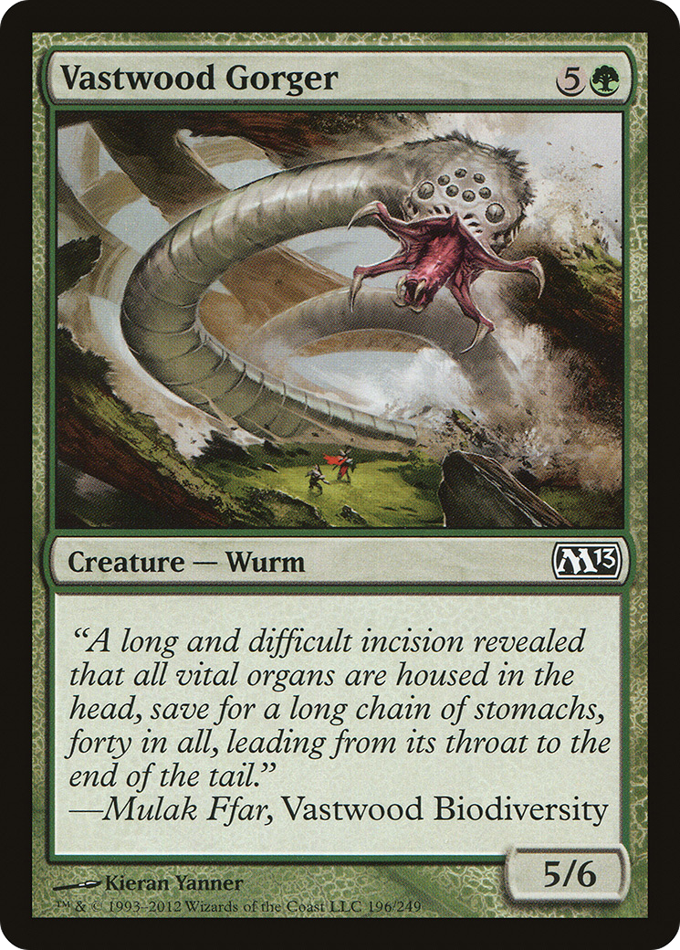 Vastwood Gorger (M13-196) [Magic 2013] Foil MTG Single Wizards of the Coast