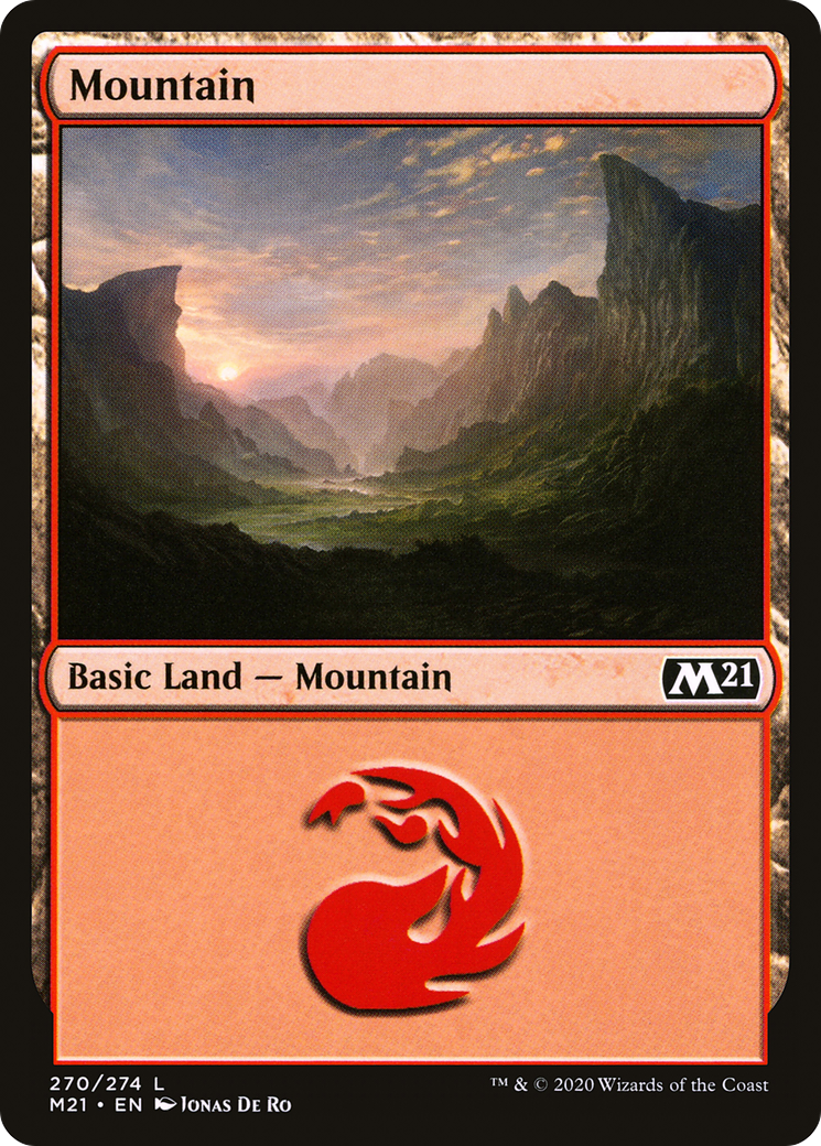 Mountain (270) (M21-270) [Core Set 2021] MTG Single Wizards of the Coast
