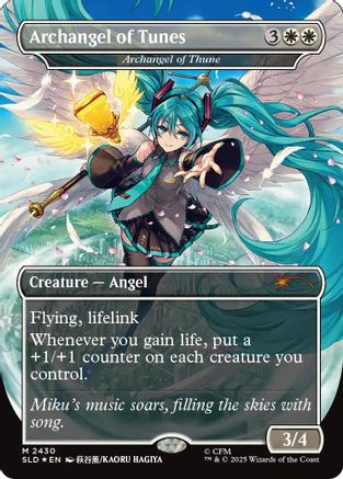 Archangel of Tunes - Archangel of Thune (SLD-2430) [Secret Lair Drop Series] Foil MTG Single Wizards of the Coast