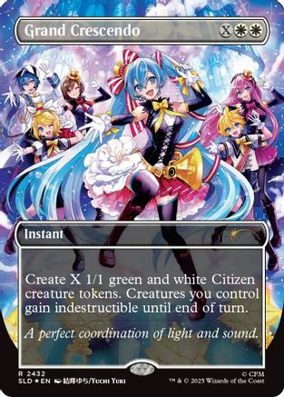Grand Crescendo (SLD-2432) [Secret Lair Drop Series] Foil MTG Single Wizards of the Coast