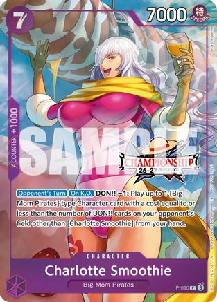 Charlotte Smoothie (CS 26-27 Event Pack) (P-090) [One Piece Promotion Cards] Foil One Piece Single Bandai