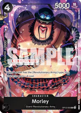 Morley (CS 26-27 Celebration Pack) (OP12-093) [One Piece Promotion Cards] Foil One Piece Single Bandai