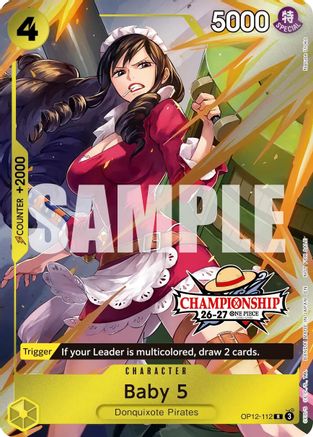 Baby 5 (CS 26-27 Celebration Pack) (OP12-112) [One Piece Promotion Cards] Foil One Piece Single Bandai