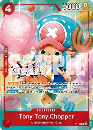 Tony Tony.Chopper (CS 26-27 Celebration Pack) (P-101) [One Piece Promotion Cards] Foil One Piece Single Bandai