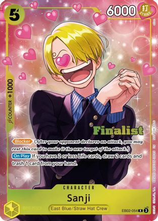 Sanji (CS 26-27 Finalist Card Set Vol. 1) (EB04-052) [One Piece Promotion Cards] Foil One Piece Single Bandai