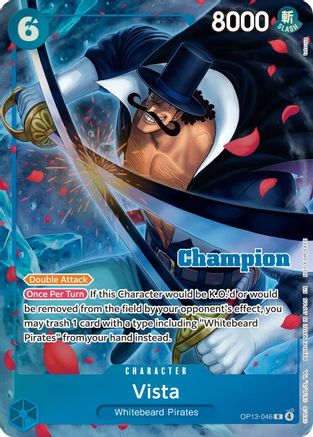 Vista (CS 26-27 Winner Card Set Vol. 1) (OP13-046) [One Piece Promotion Cards] Foil One Piece Single Bandai
