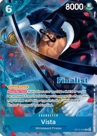 Vista (CS 26-27 Finalist Card Set Vol. 1) (OP13-046) [One Piece Promotion Cards] Foil One Piece Single Bandai