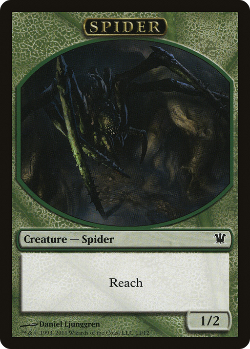 Spider Token (ISD-011) [Tokens] Innistrad Tokens MTG Single Wizards of the Coast