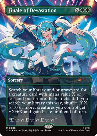 Finale of Devastation (2438) (SLD-2438) [Secret Lair Drop Series] Foil MTG Single Wizards of the Coast