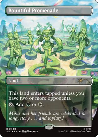 Bountiful Promenade (SLD-2440) [Secret Lair Drop Series] Foil MTG Single Wizards of the Coast