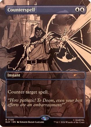Counterspell (7120) (SLD-7120) [Secret Lair] Drop Series MTG Single Wizards of the Coast