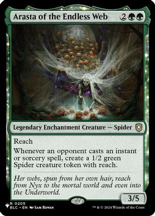 Arasta of the Endless Web (LIST-205) [The List Reprints] MTG Single Wizards of the Coast