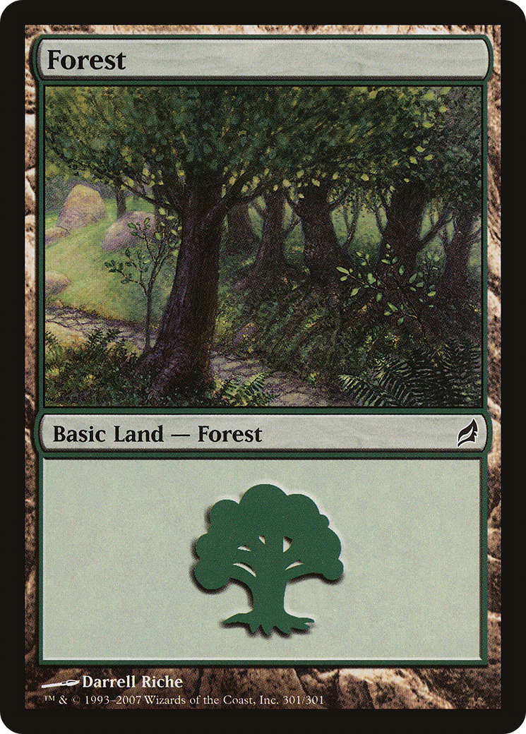 Forest (LRW-301) [Lorwyn] MTG Single Wizards of the Coast