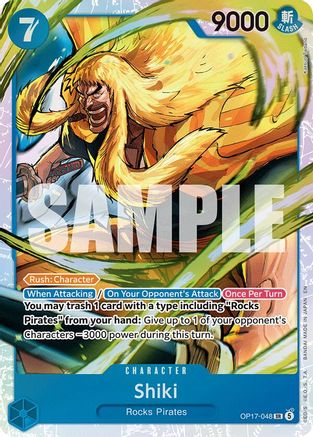 Shiki (OP17-048)  [The World's Strongest Warriors] Foil