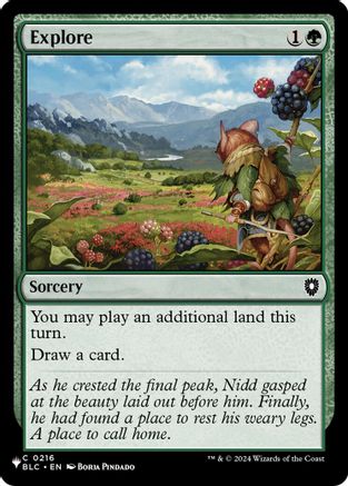 Explore (BLC) (LIST-216) [The List Reprints] MTG Single Wizards of the Coast