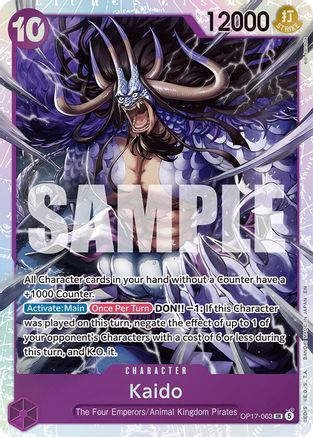 Kaido (063) (OP17-063)  [The World's Strongest Warriors] Foil