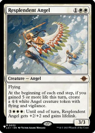Resplendent Angel (LIST-032) [The List Reprints] MTG Single Wizards of the Coast