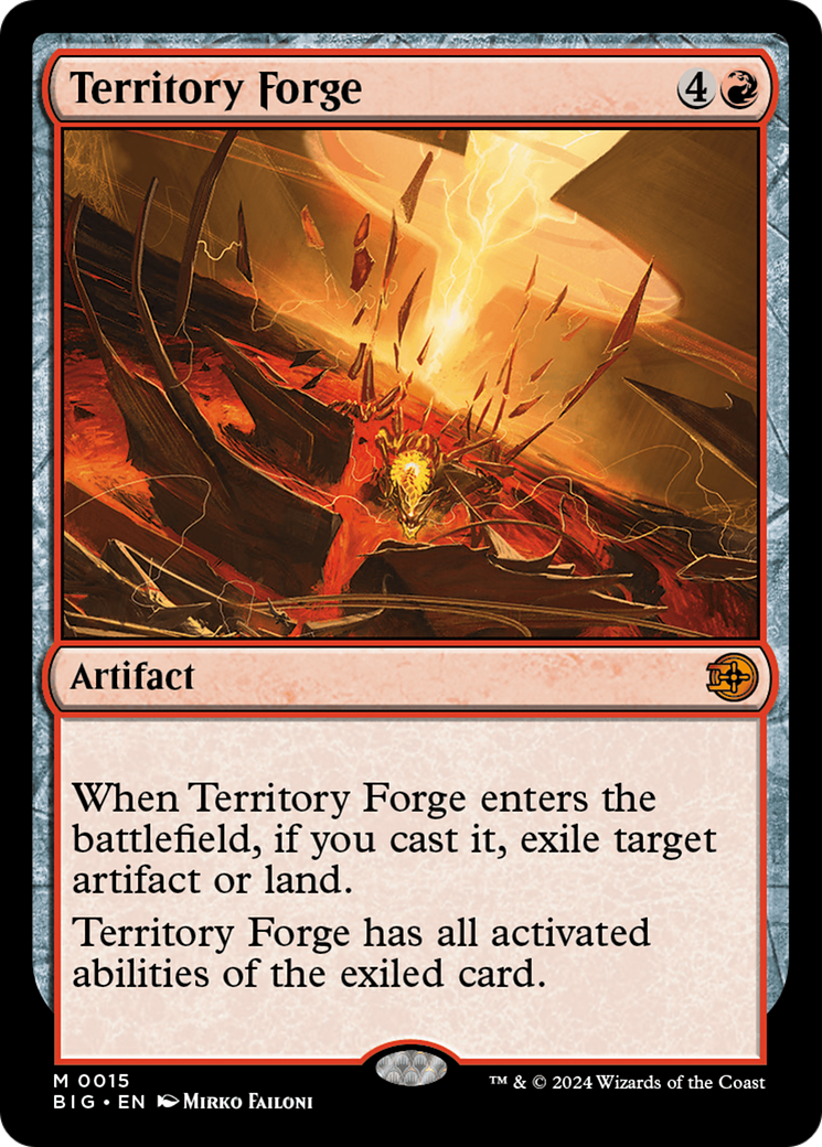 Territory Forge (BIG-015) [The Big Score] MTG Single Wizards of the Coast