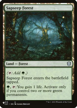 Sapseep Forest (LIST-313) [The List Reprints] MTG Single Wizards of the Coast