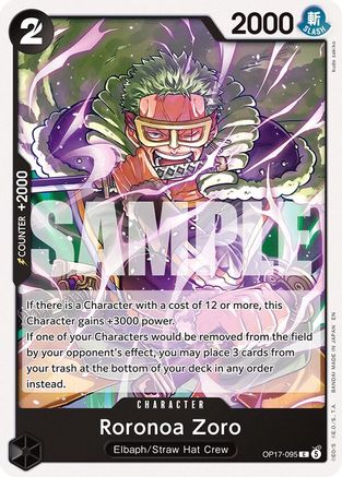 Roronoa Zoro (095) (OP17-095)  [The World's Strongest Warriors]