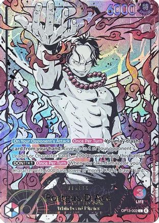 Portgas.D.Ace (English Version 3rd Anniversary Set) (OP13-002)  [One Piece Promotion Cards] Foil