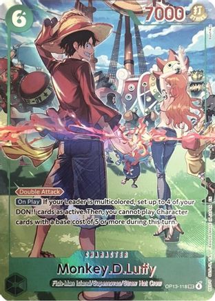 Monkey.D.Luffy (118) (English Version 3rd Anniversary Set) (OP13-118)  [One Piece Promotion Cards] Foil