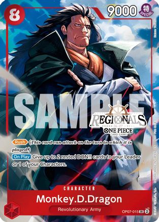 Monkey.D.Dragon (Regional Participation Pack 2026 Vol.2) (OP07-015) [One Piece Promotion Cards] Foil One Piece Single Bandai