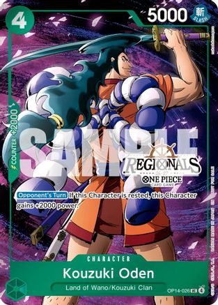 Kouzuki Oden (Regional Participation Pack 2026 Vol.2) (OP14-026)  [One Piece Promotion Cards] Foil