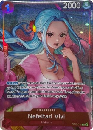 Nefeltari Vivi (Heroines Special Set) (OP13-012) [One Piece Promotion Cards] Foil One Piece Single Bandai