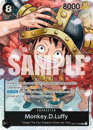 Monkey.D.Luffy (093) (OP17-093)  [The World's Strongest Warriors] Foil