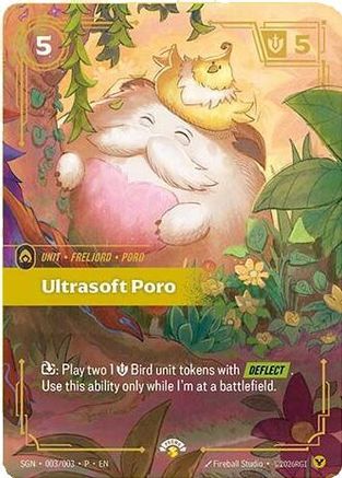 Ultrasoft Poro (003/003) [Secret Garden] Foil Riftbound Singles Riot Games