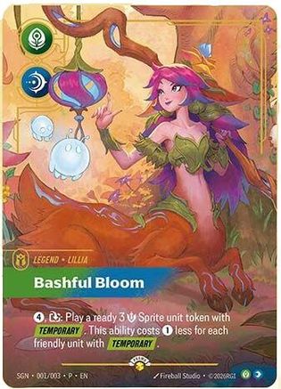 Lillia - Bashful Bloom (001/003) [Secret Garden] Foil Riftbound Singles Riot Games