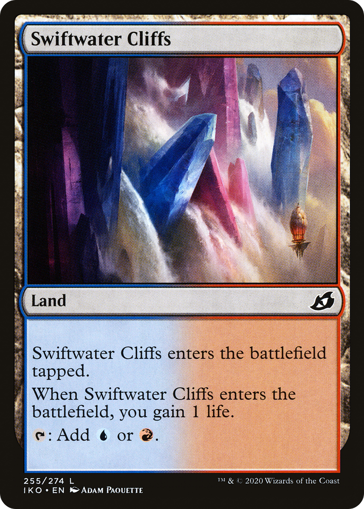Swiftwater Cliffs (IKO-255) [Ikoria: Lair of Behemoths] MTG Single Wizards of the Coast