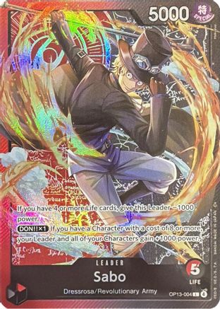 Sabo (Sound Loader Ace and Sabo Edition 2026) (OP13-004)  [One Piece Promotion Cards] Foil