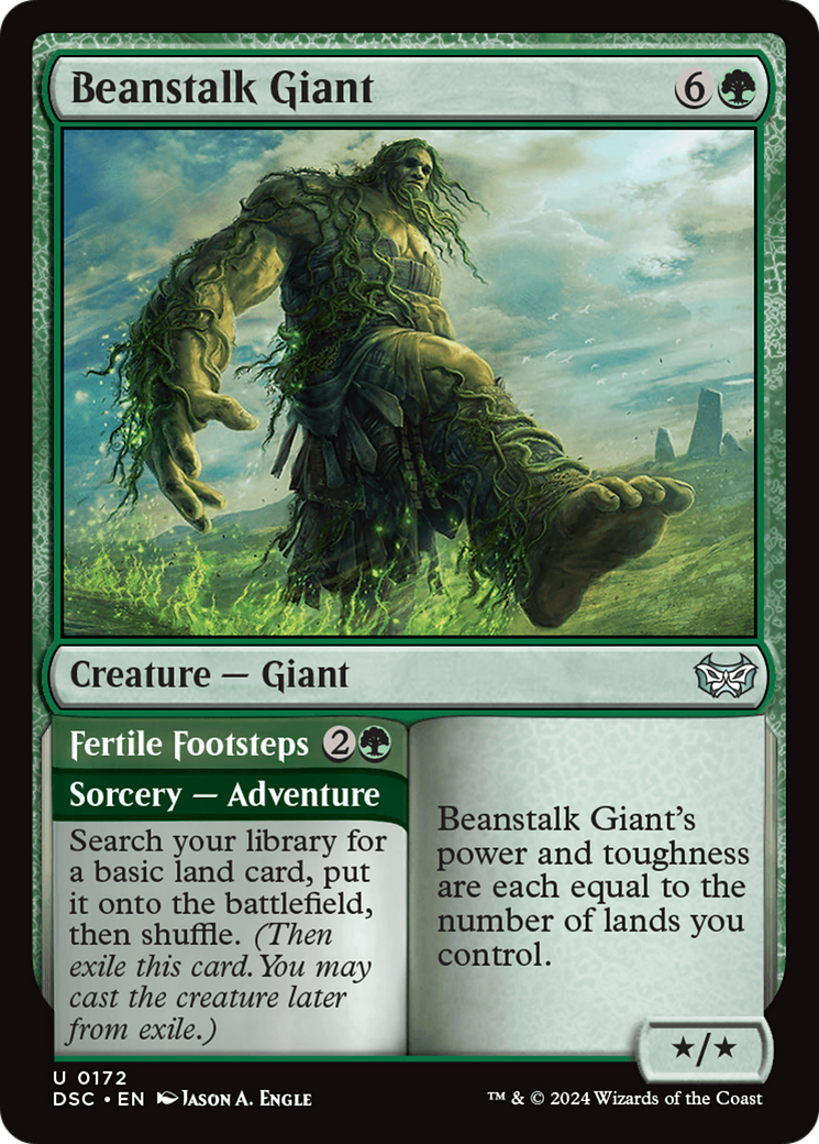 Beanstalk Giant (DSC-172) [Duskmourn: House of Horror Commander] MTG Single Wizards of the Coast
