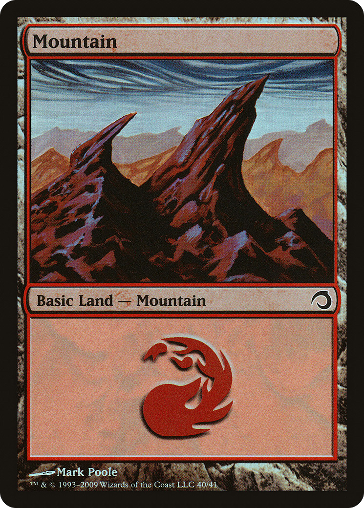 Mountain (PDS-040) [Misc] Premium Deck Series: Slivers Foil MTG Single Wizards of the Coast