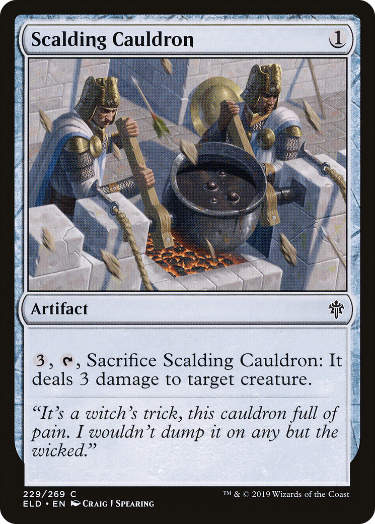 Scalding Cauldron (ELD-229) [Throne of Eldraine] MTG Single Wizards of the Coast