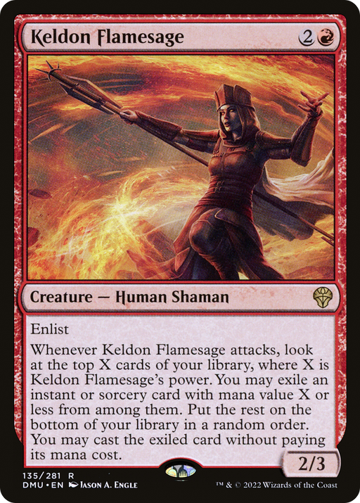 Keldon Flamesage (DMU-135) [Dominaria United] MTG Single Wizards of the Coast