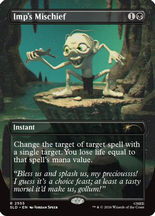 Imp's Mischief (SLD-2555) [Secret Lair Drop Series] MTG Single Wizards of the Coast