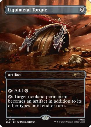 Liquimetal Torque (SLD-2559) [Secret Lair Drop Series] Foil MTG Single Wizards of the Coast
